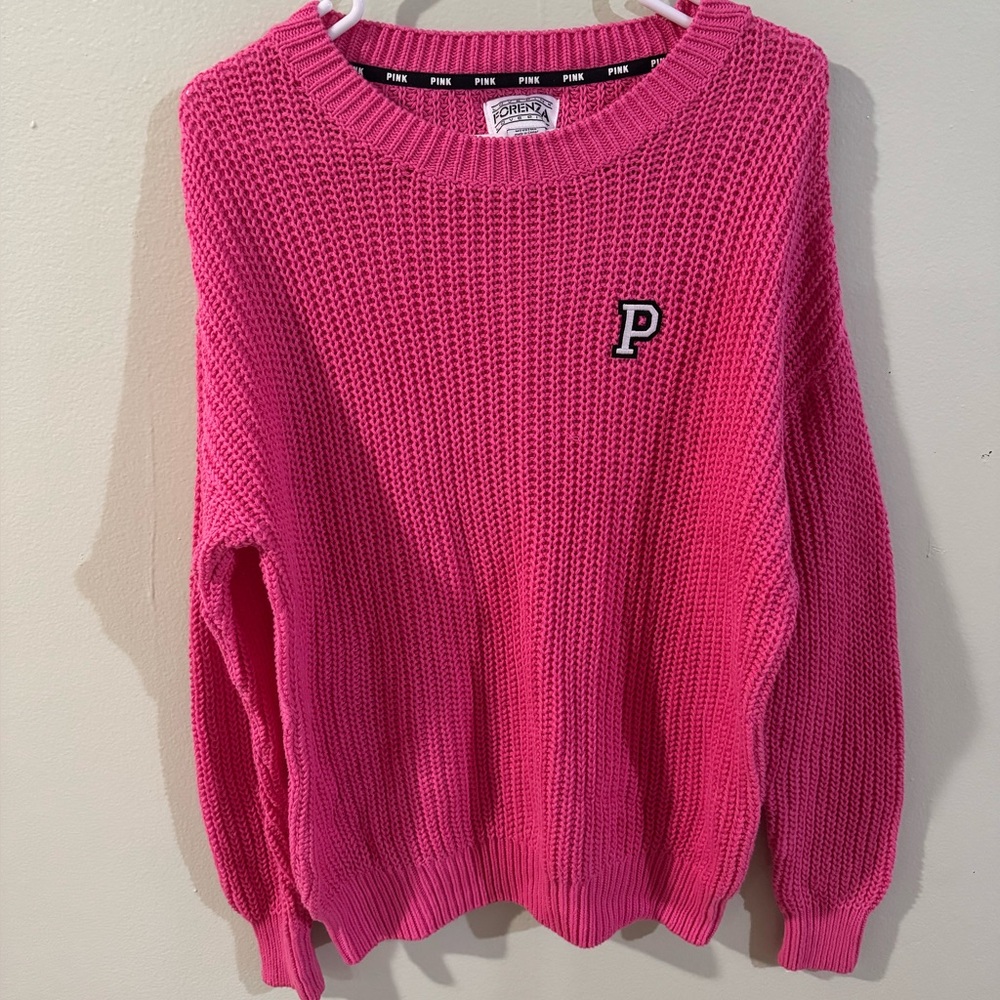 Victoria secret PINK Forenza Bright Pink Women's Sweater 🩷🩷🩷